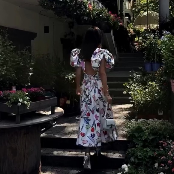 NWT ROTATE Birger Christensen Noon Satin Dress - Picture 8 of 16